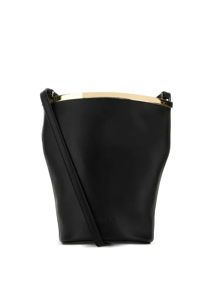 Tod's Schultertasche mit Metallic-Besatz in Schwarz