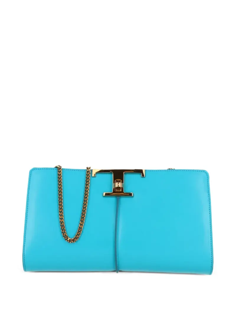 Tod's Schultertasche mit Logo-Print in Blau