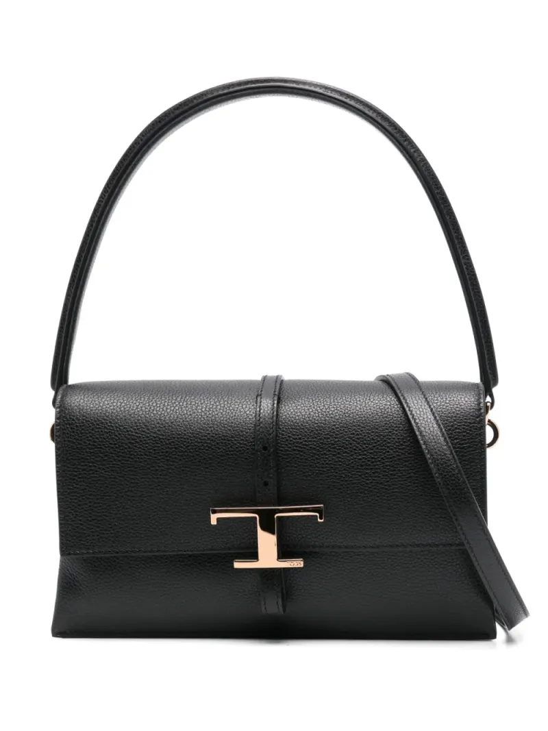 Tod's Mini T Timeless Umhängetasche Mini in Schwarz