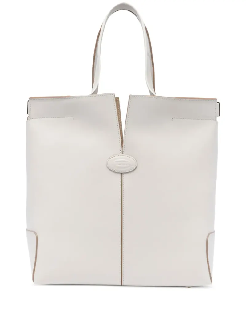 Tod's Kleine Tod's Di Bag Folio Tote Bag in Weiß