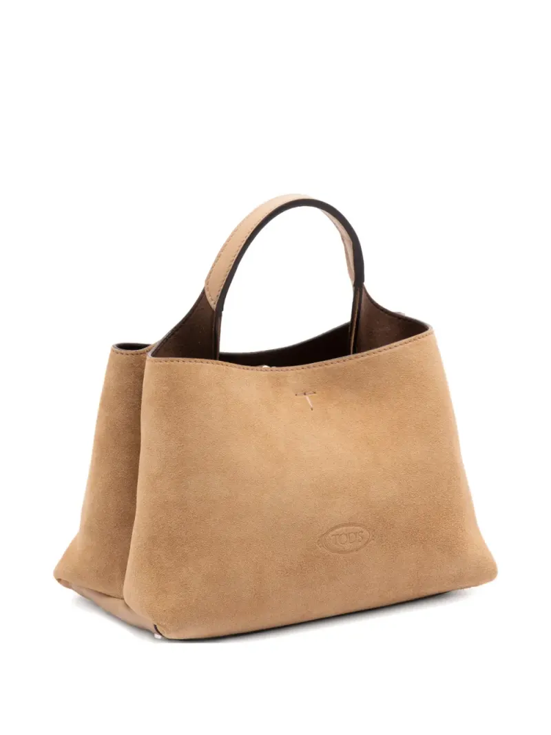 Tod's Tote Bag aus WIldleder in Nude Wildleder-Leder