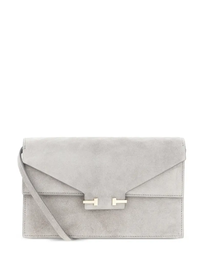 Tom Ford Mini Aube Schultertasche Mini in Grau