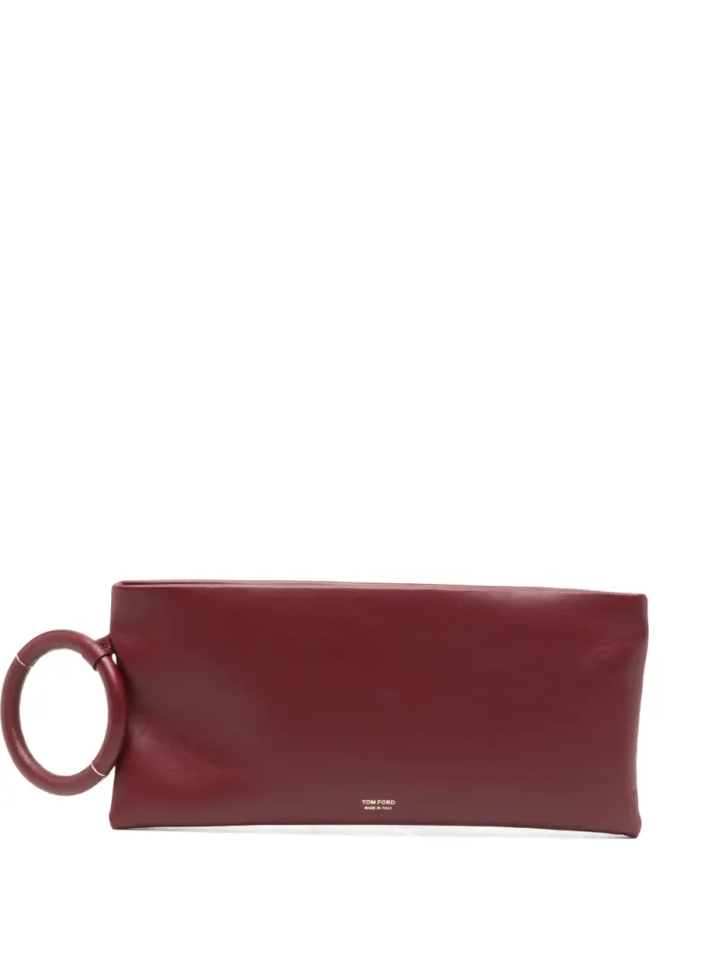 Tom Ford Aura Clutch mit Ring in Rot