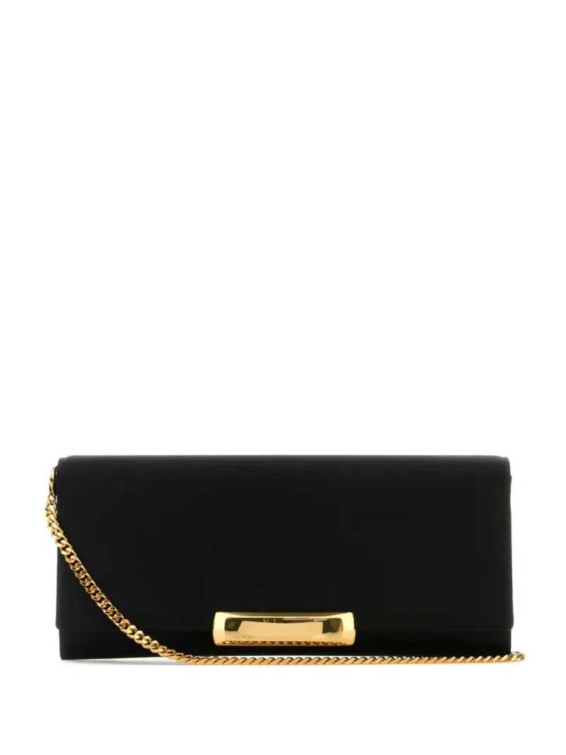Tom Ford Clutch mit Klappe in Schwarz