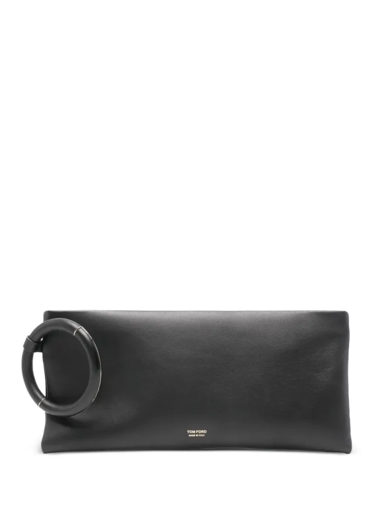 Tom Ford Ring Clutch in Schwarz