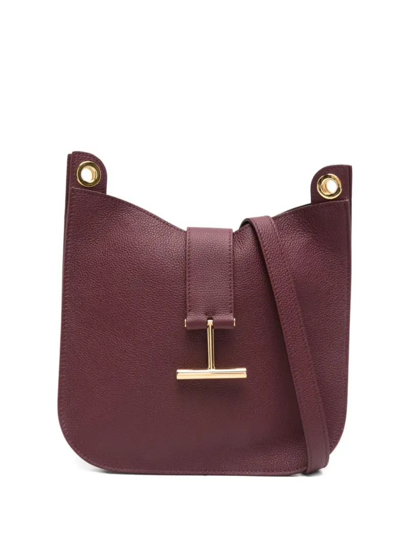 Tom Ford Kleine T-Bar Schultertasche in Rot