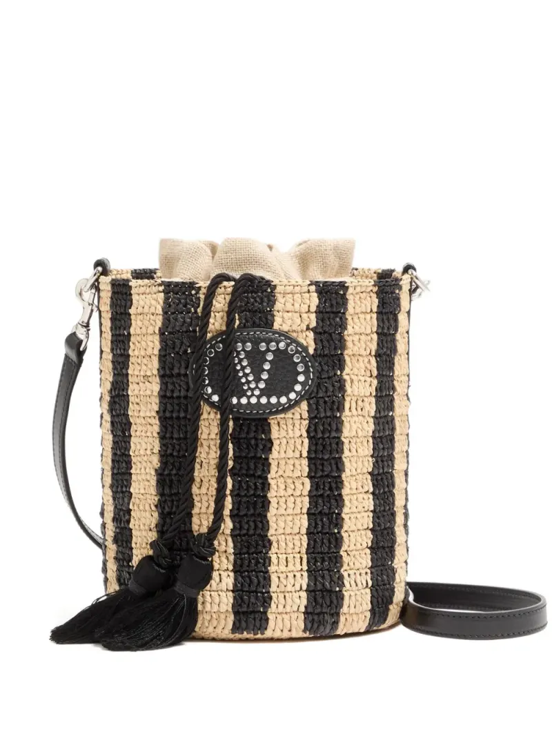 Valentino Gestreifte Beuteltaschen