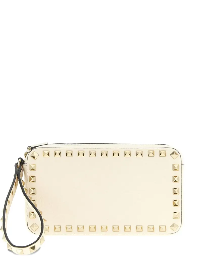 Valentino Ruckstud Clutch mit Handgelenkschlaufe