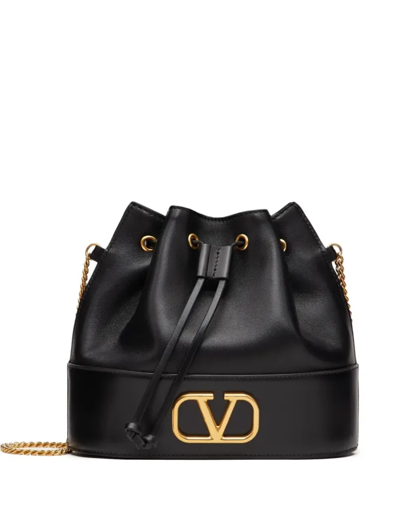 Valentino Mini VLogo Signature Beuteltasche aus Nappaleder