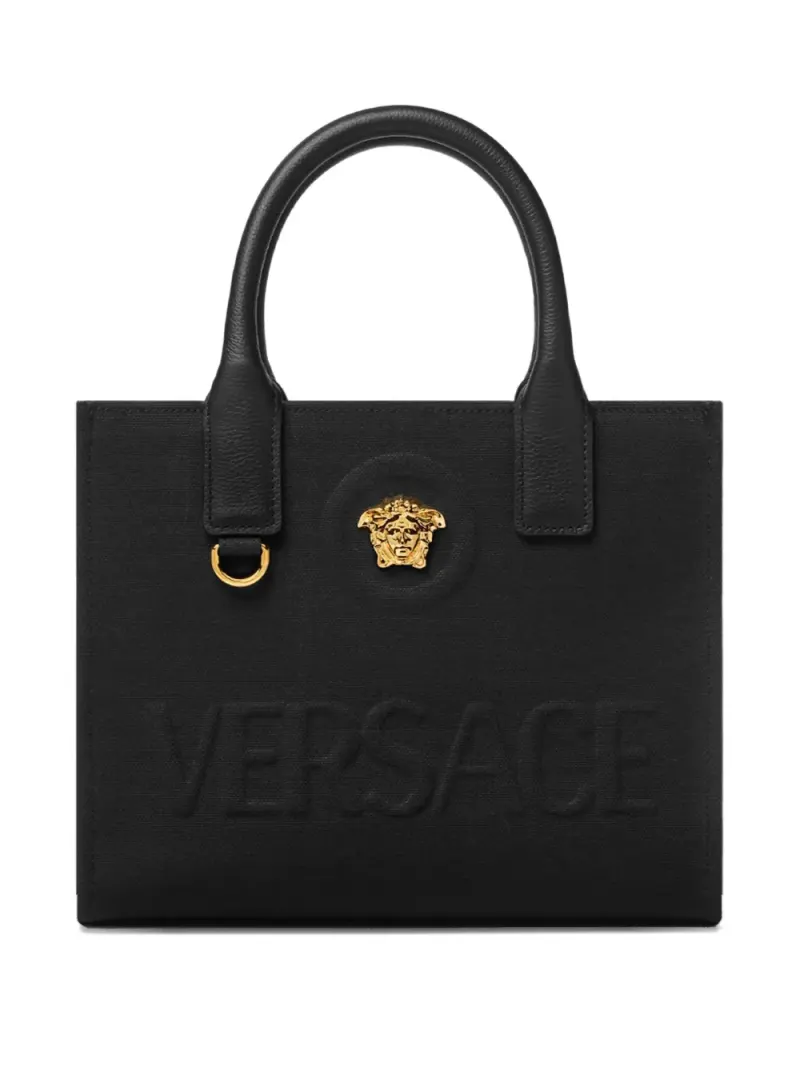 Versace Mini La Medusa Handtasche Mini in Schwarz