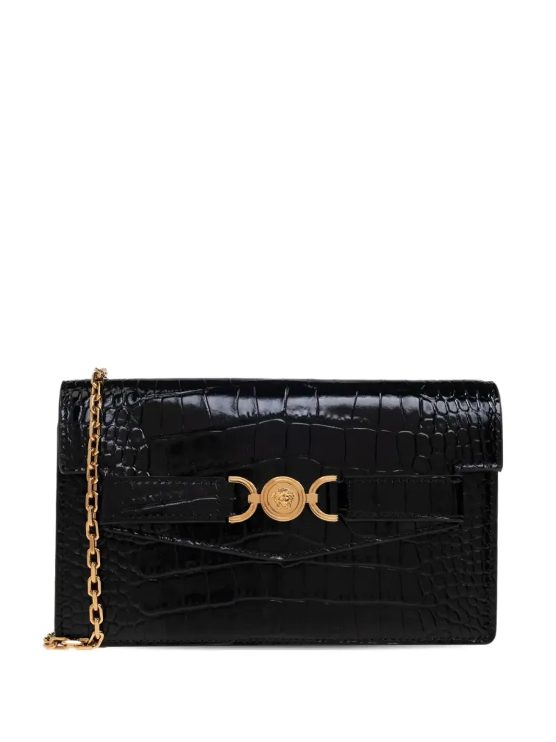 Versace Medusa '95 Mini-Clutch mit Kroko-Effekt