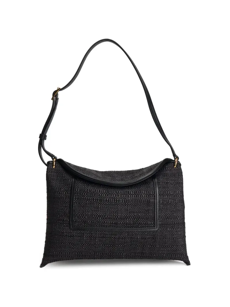 Wandler Gewebte Penelope Schultertasche in Schwarz