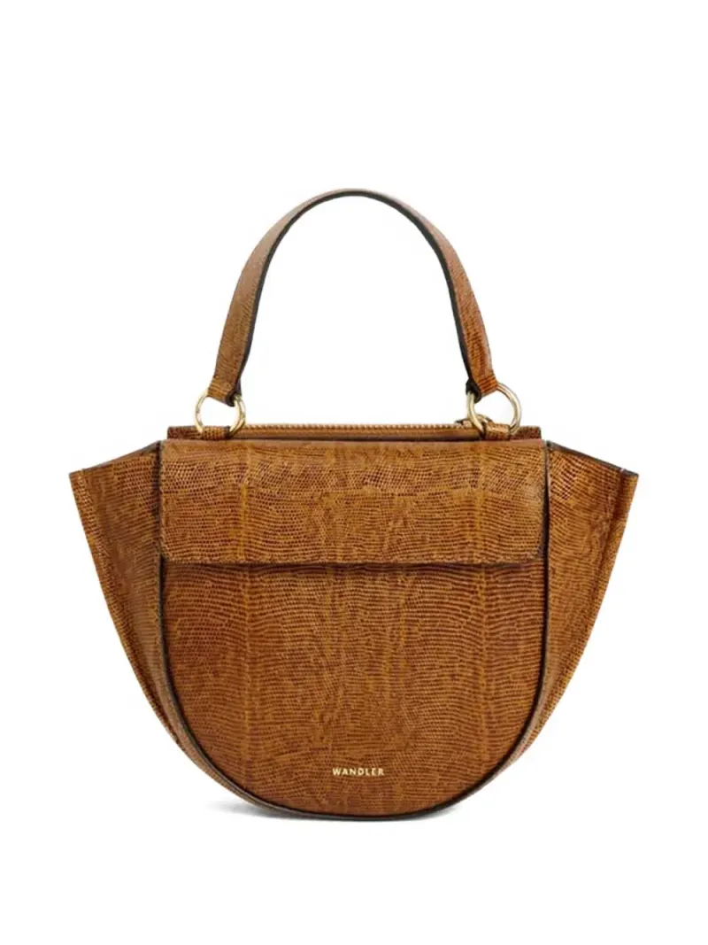 Wandler Hortensia Satchel-Tasche mit Eidechsen-Effekt