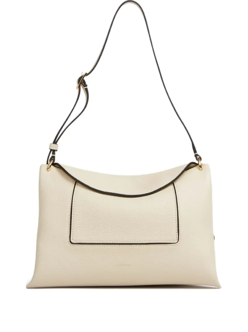 Wandler Penelope Slouch Schultertasche in Nude