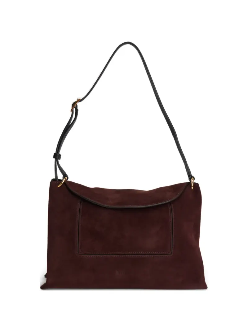 Wandler Pocket Tote Bag aus Wildleder in Braun Wildleder-Leder
