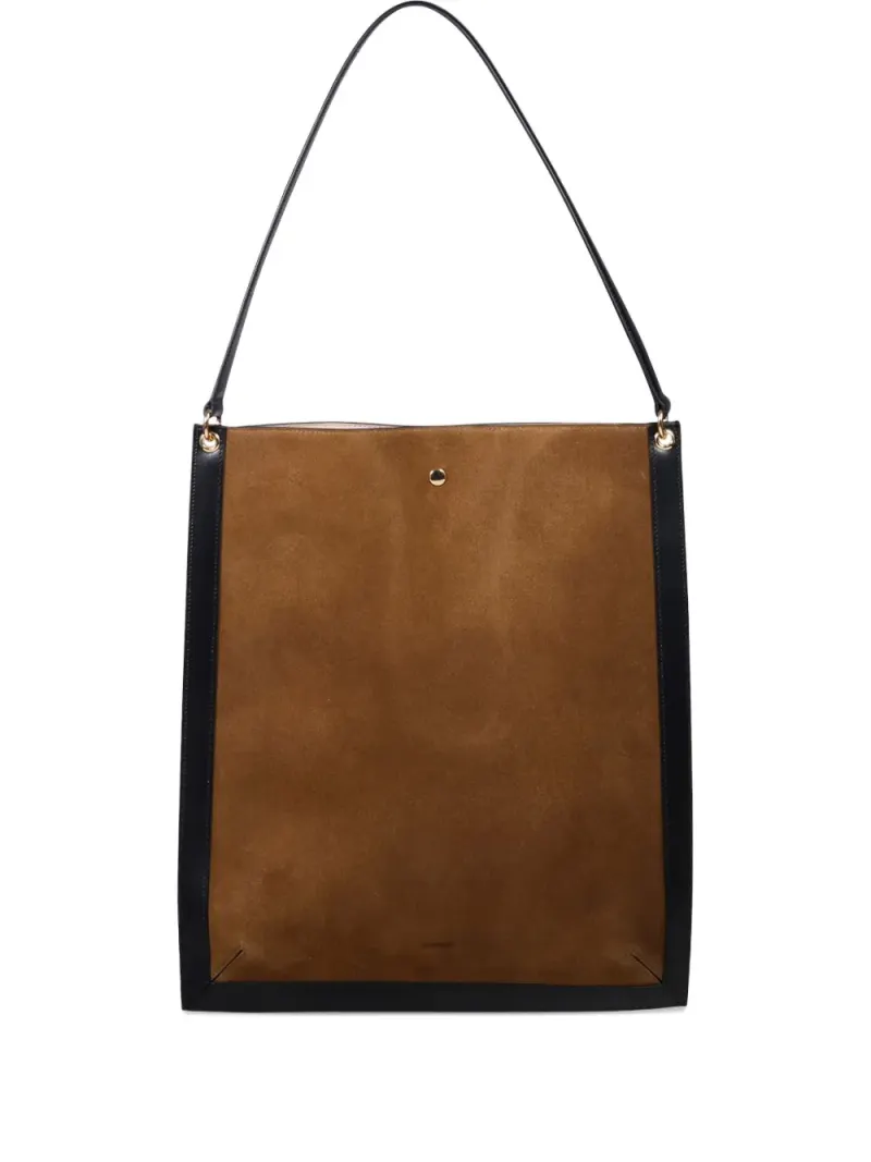Wandler Schultertasche aus Wildleder in Braun Wildleder-Leder